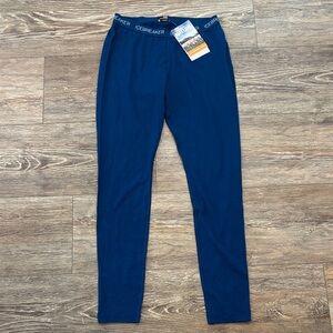 Icebreaker Merino 200 Oasis Thermal Leggings Navy Blue Women's Size Medium NWT